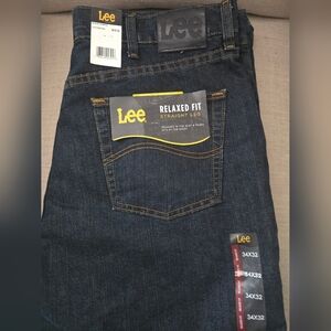 Lee Men's Relaxed Fit Jeans - Deep Indigo